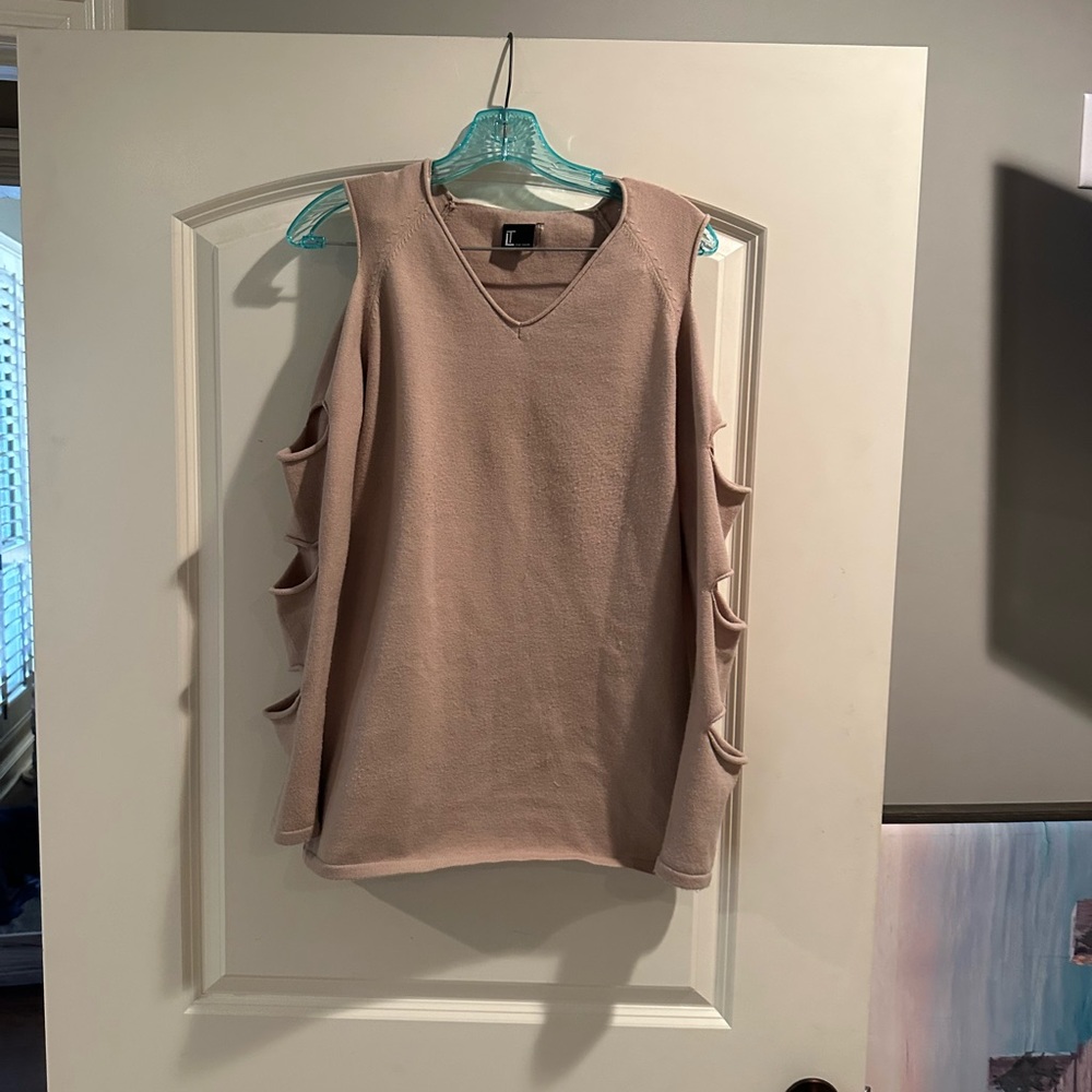 Love Token Tan Cut Out Sleeveless Tank Top